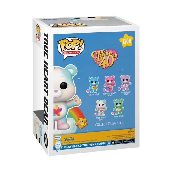 Funko Pop! Animation Care Bears 40th Anniversary - True Heart Bear #1206 - Image 2