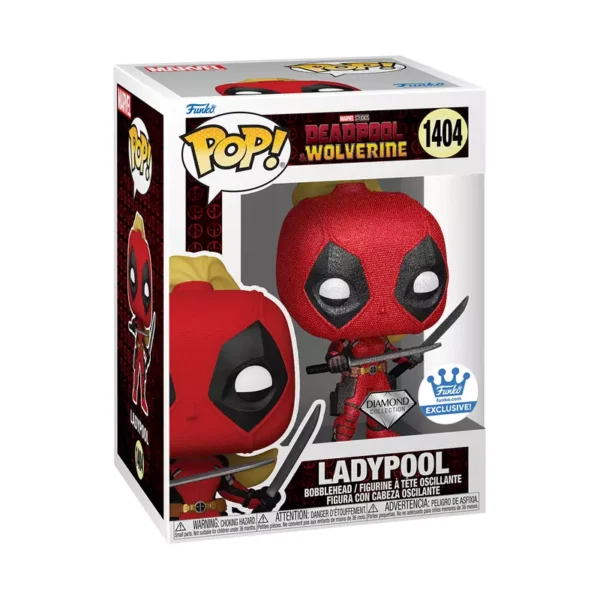 Funko Pop! Marvel Studios Deadpool & Wolverine - Ladypool #1404 Diamond Collection EXCLUSIVE! - Image 3