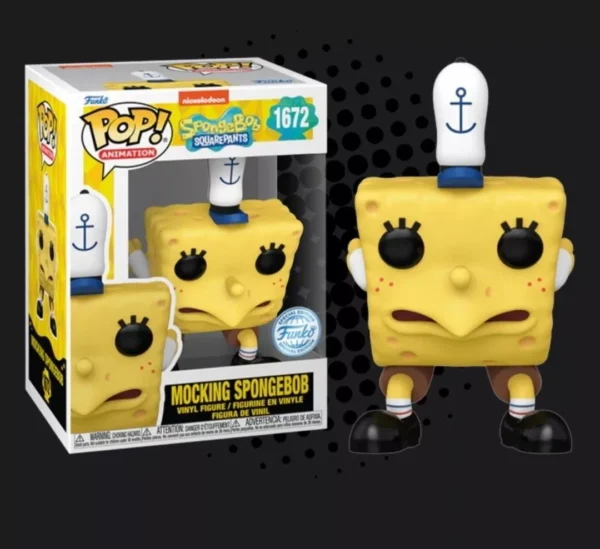 Funko Pop! Animation Nickelodeon SpongeBob Squarepants - Mocking SpongeBob #1672 SPECIAL EDITION - Image 3