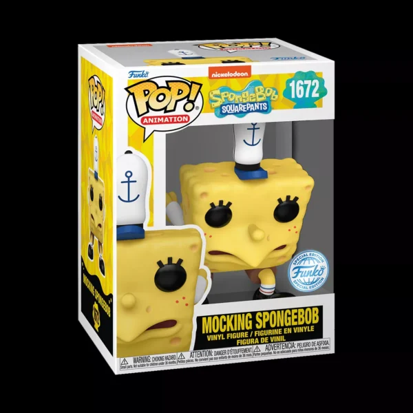 Funko Pop! Animation Nickelodeon SpongeBob Squarepants - Mocking SpongeBob #1672 SPECIAL EDITION - Image 2