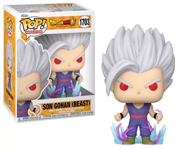 Funko Pop! Animation Dragon Ball Super Hero Super - Son Gohan (Beast) #1703 - Image 3