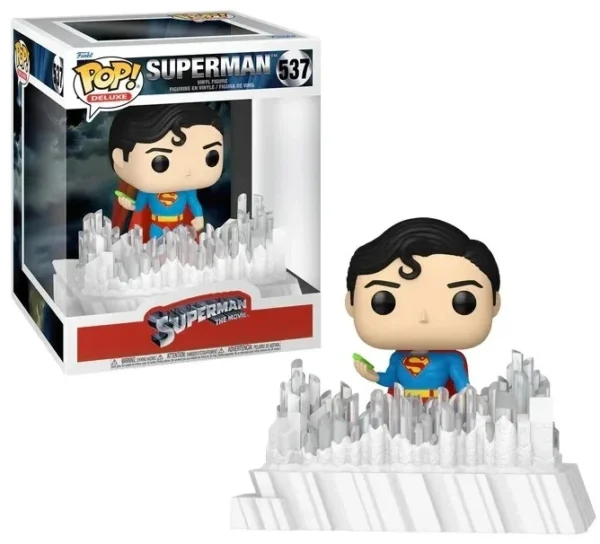 Funko Pop! Heroes DC Deluxe Superman the Movie - Superman with Crystal #537 - Image 3