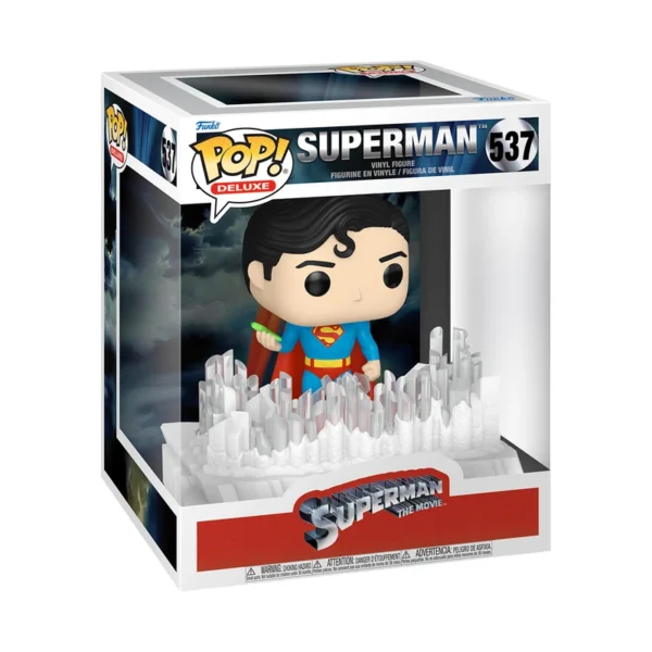 Funko Pop! Heroes DC Deluxe Superman the Movie - Superman with Crystal #537 - Image 2