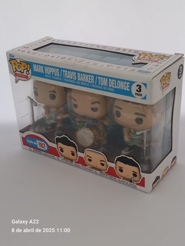 Funko Pop! Rocks Blink-182- 3Pack - Mark Hoppus/Travis Barker/Tom Delonge - Image 8