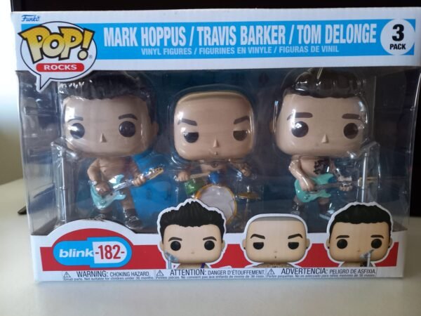 Funko Pop! Rocks Blink-182- 3Pack - Mark Hoppus/Travis Barker/Tom Delonge - Image 7