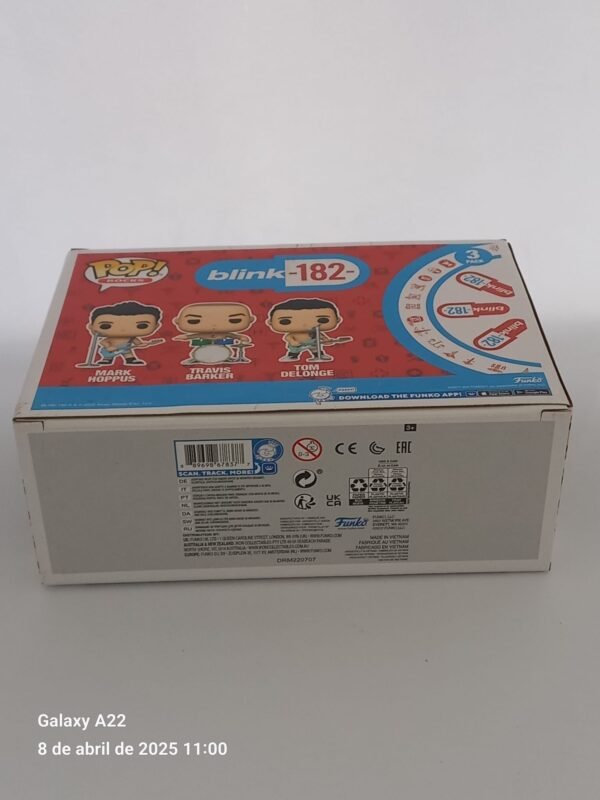 Funko Pop! Rocks Blink-182- 3Pack - Mark Hoppus/Travis Barker/Tom Delonge - Image 6