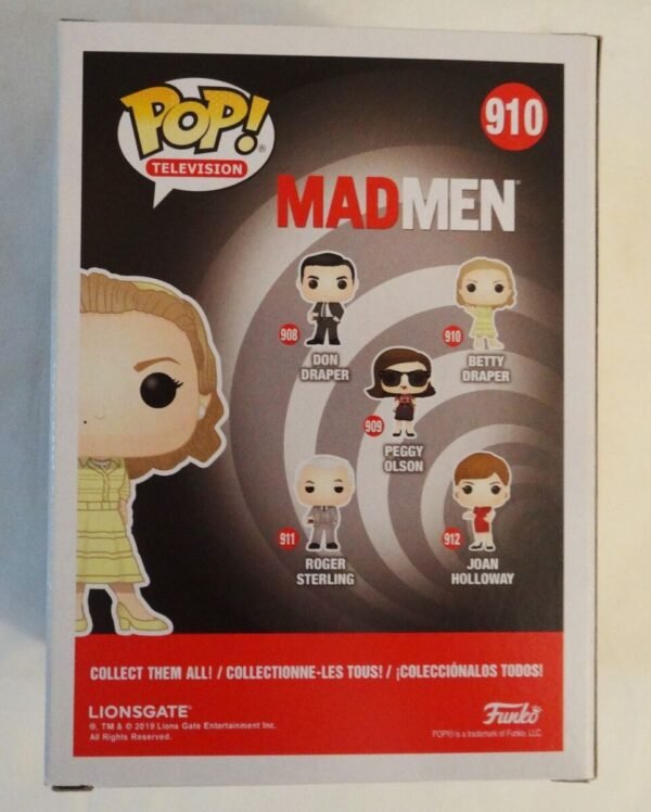 Funko Pop! Television MadMan - Betty Draper #910 - Image 5