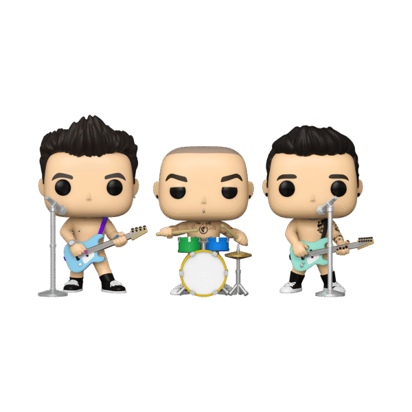 Funko Pop! Rocks Blink-182- 3Pack - Mark Hoppus/Travis Barker/Tom Delonge