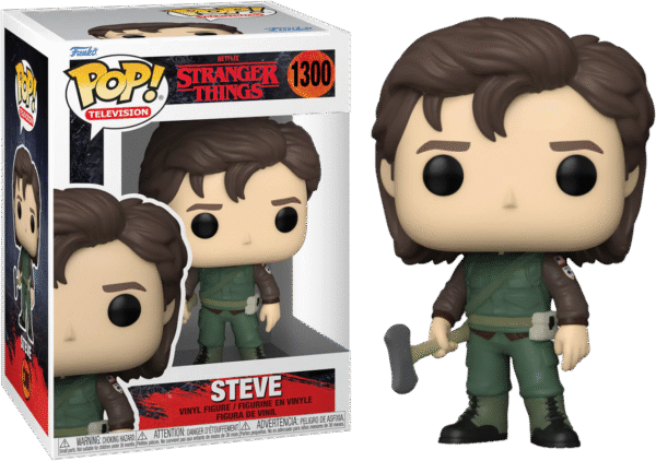 Funko Pop! Television Netflix Stranger Things - Steve (Hunter) #1300 - Image 3