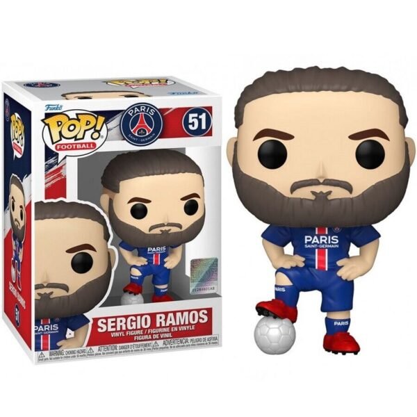 Funko Pop! Football Paris Saint-Germain - Sergio Ramos #51 - Image 2