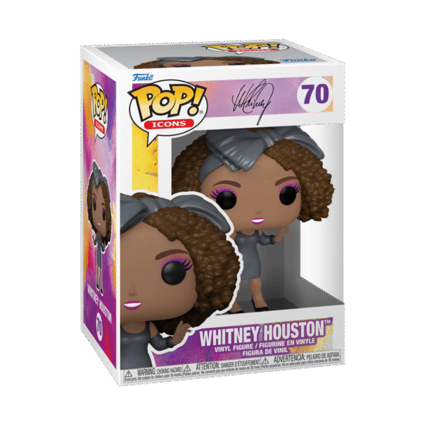Funko Pop! Icons Whitney Houston - Whitney Houston #70 (Bodyguard) - Image 3