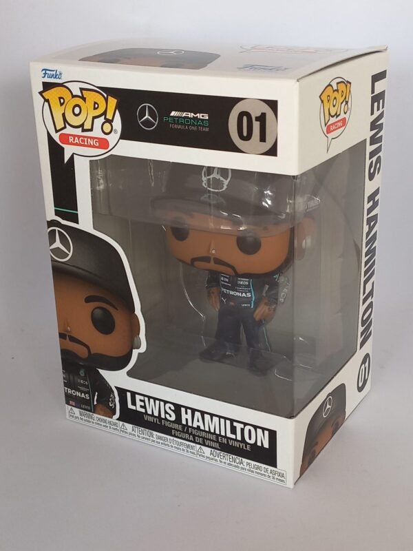 Funko Pop! Racing Merceds-Benz AMG Petronas Formula One Team - Lewis Hamilton #01 (Black Suit) - Image 6
