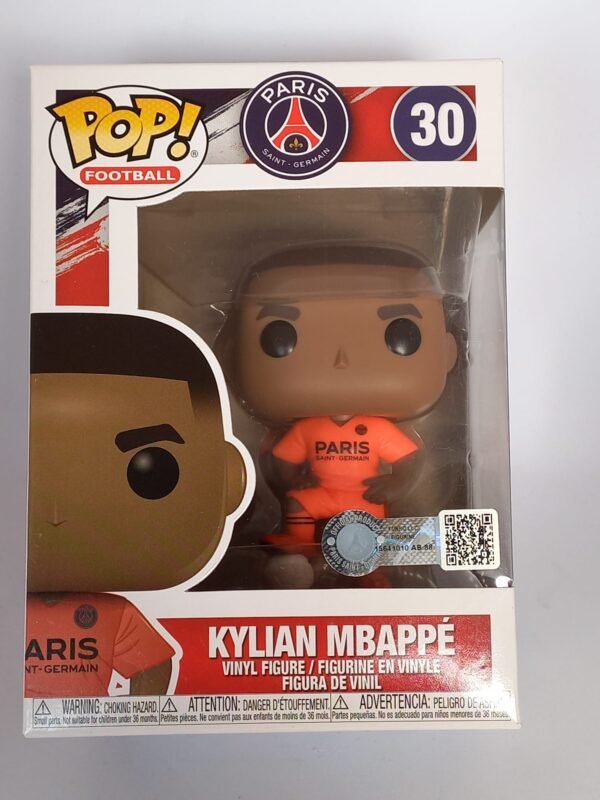 Funko Pop! Football Paris Saint-Germain - Kylian Mbappé #30 (Orange Suit) - Image 7
