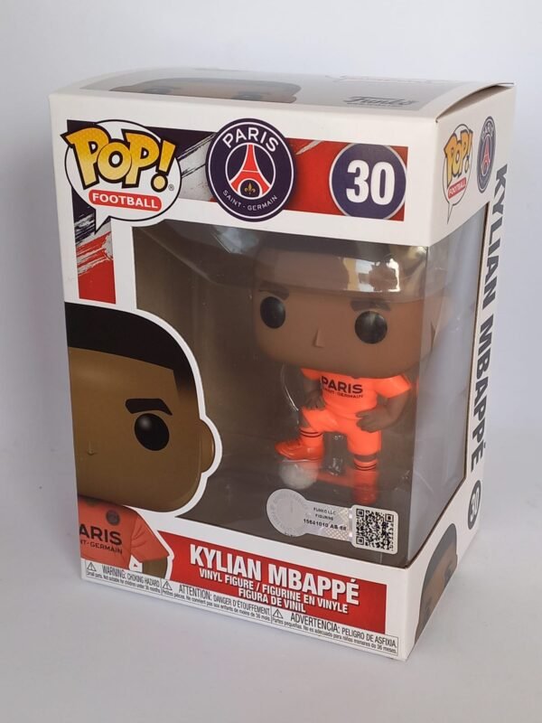 Funko Pop! Football Paris Saint-Germain - Kylian Mbappé #30 (Orange Suit) - Image 6