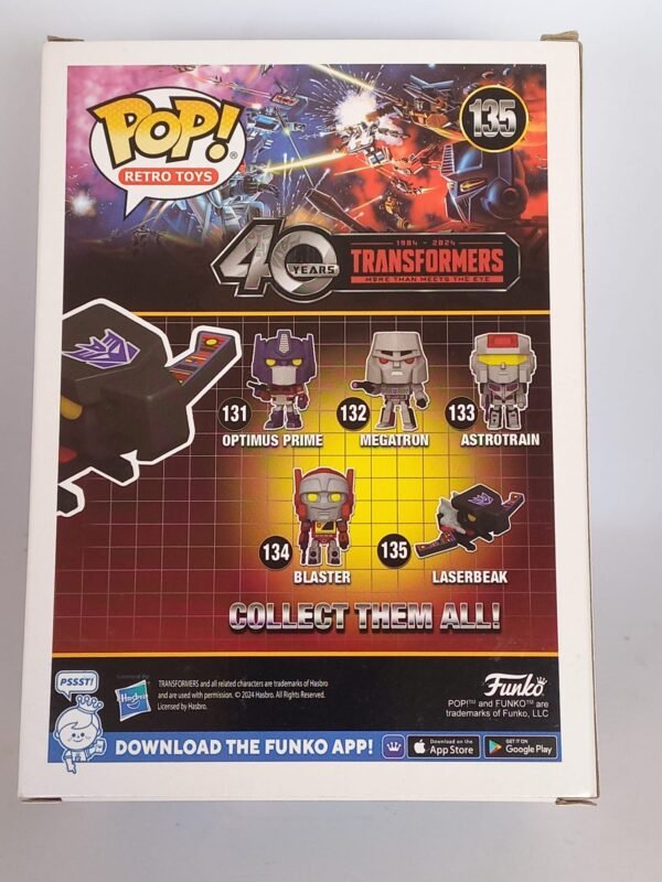Funko Pop! Retro Toys Transformers Generation 1 (40th Years) - Laserbeak #135 - Image 5