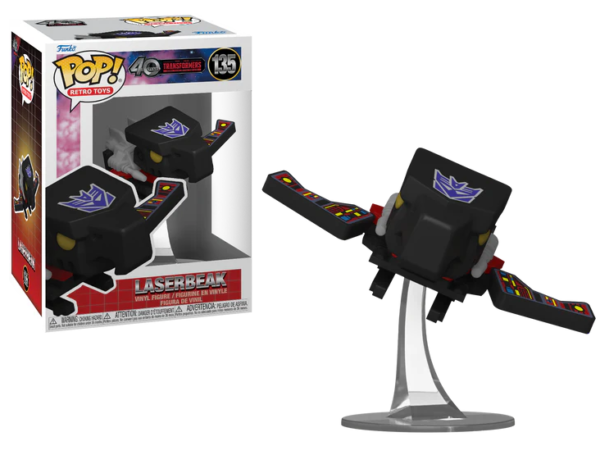 Funko Pop! Retro Toys Transformers Generation 1 (40th Years) - Laserbeak #135 - Image 3