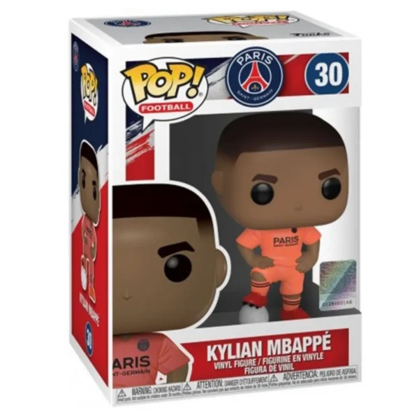 Funko Pop! Football Paris Saint-Germain - Kylian Mbappé #30 (Orange Suit) - Image 3