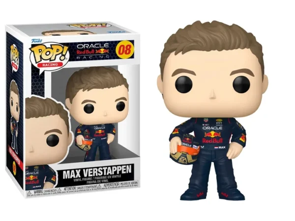 Funko Pop! Racing Oracle Red Bull Racing - Max Verstappen with Helmet #08 - Image 4