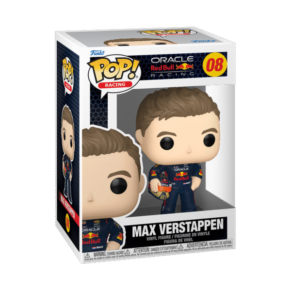 Funko Pop! Racing Oracle Red Bull Racing - Max Verstappen with Helmet #08 - Image 2
