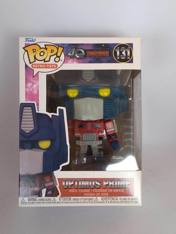 Funko Pop! Retro Toys Transformers Generation 1 (40th Years) - Optimus Prime #131 - Image 8