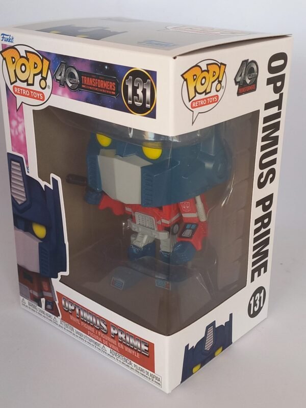 Funko Pop! Retro Toys Transformers Generation 1 (40th Years) - Optimus Prime #131 - Image 7