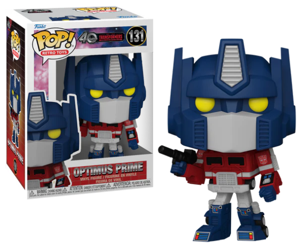 Funko Pop! Retro Toys Transformers Generation 1 (40th Years) - Optimus Prime #131 - Image 4