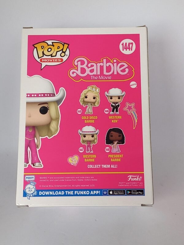 Funko Pop! Movies Barbie the Movie - Western Barbie #1447 - Image 6