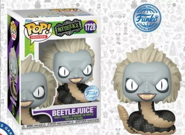 Funko Pop! Movies Beetlejuice - Beetlejuice #1728 (Snake) SPECIAL EDITION - Image 5