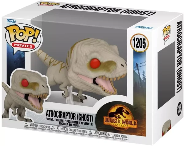 Funko Pop! Movies Jurassic World Dominion - Atrociraptor (Ghost) #1205 - Image 2