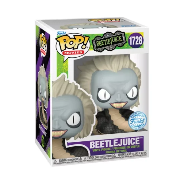 Funko Pop! Movies Beetlejuice - Beetlejuice #1728 (Snake) SPECIAL EDITION - Image 3