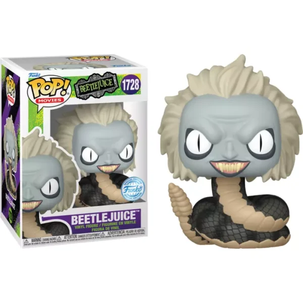 Funko Pop! Movies Beetlejuice - Beetlejuice #1728 (Snake) SPECIAL EDITION - Image 2
