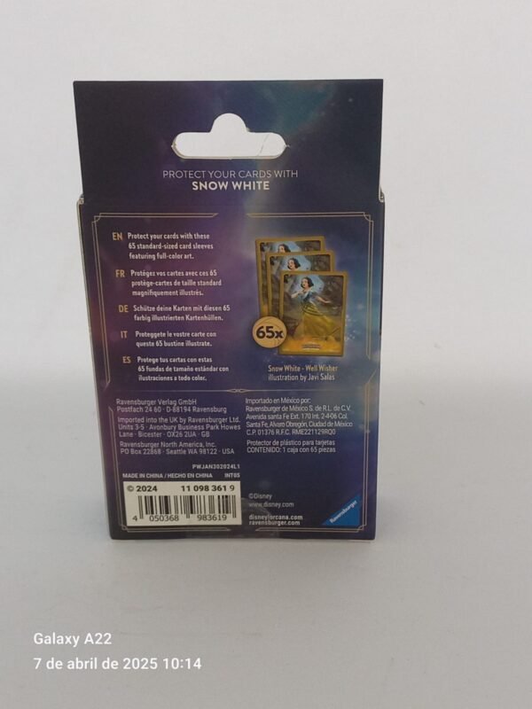 DISNEY LORCANA - 65 CARD SLEEVES MIX- SNOW WHITE - CHAPTER 4 - Image 4