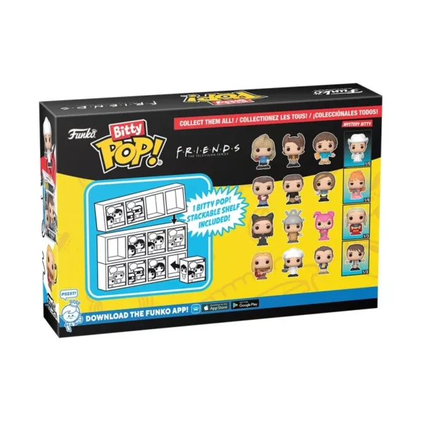 BITTY POP 4 PACK FRIENDS - 80'S RACHEL GREEN - Image 3