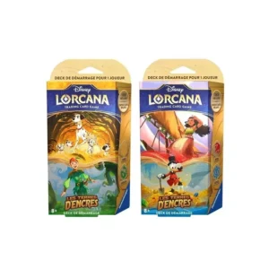 DISNEY LORCANA - LES TERRES D'ENCRES - STARTED DECK 08 DECKS - CHAPTER 3 - FR