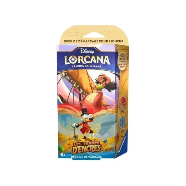DISNEY LORCANA - LES TERRES D'ENCRES - STARTED DECK 08 DECKS - CHAPTER 3 - FR - Image 2