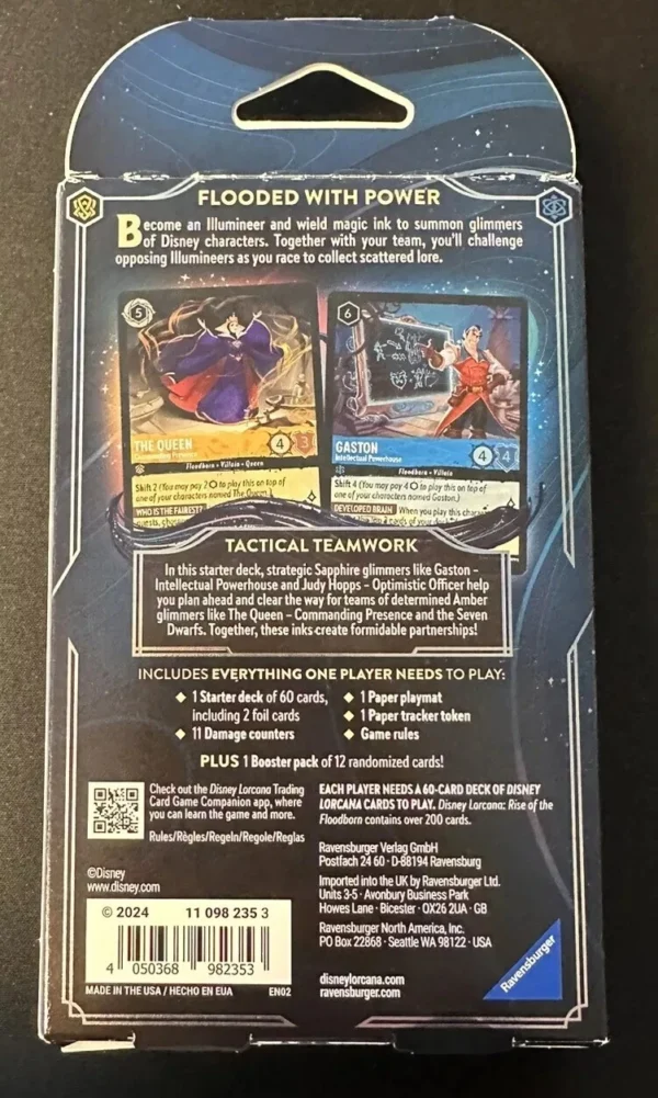 DISNEY LORCANA - RISE OF THE FLOODBORN THE QUEEN/GASTON - CHAPTER 2 - UK - Image 4