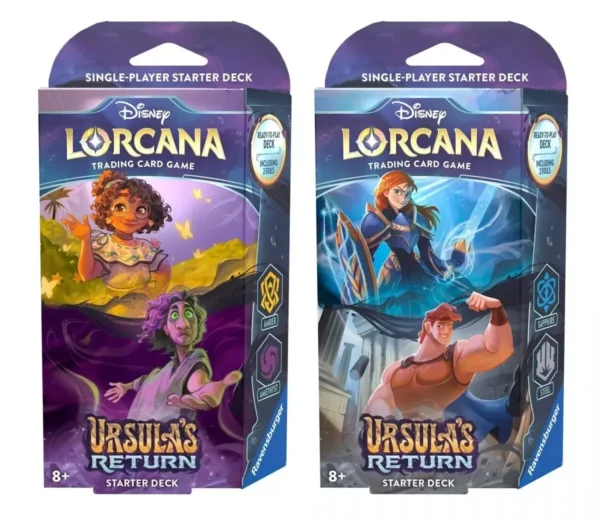 DISNEY LORCANA - URSULA'S RETURN - STARTED DECK 08 DECKS - CHAPTER 4 - UK