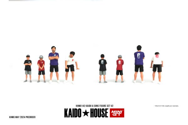 Kaido & Sons V2 (Kaido*House) 1/64 Metal Figures