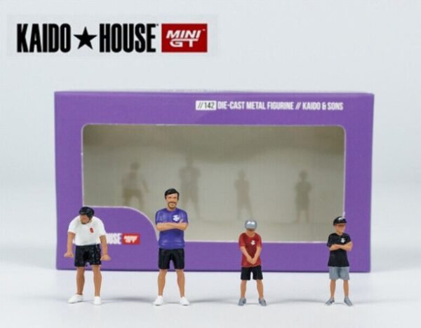 Kaido & Sons V2 (Kaido*House) 1/64 Metal Figures - Image 5