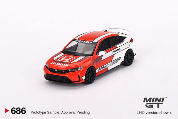 Honda Civic Type R #1 2023 Pace Car Red - Image 3
