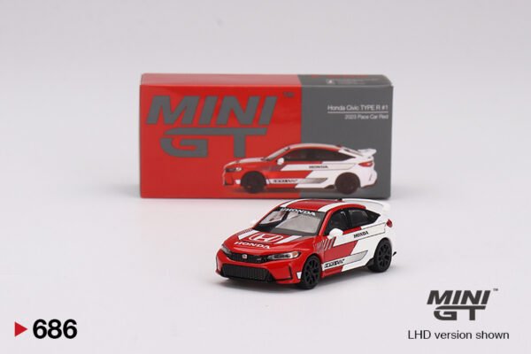 Honda Civic Type R #1 2023 Pace Car Red