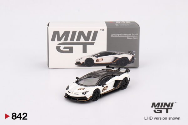 LAMBORGHINI AVENTADOR SVJ #63 2022 BIANCO ASOPO