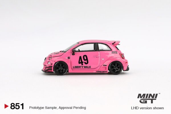 LB-Works X Abas Works ABARTH 595 Pink - Image 2