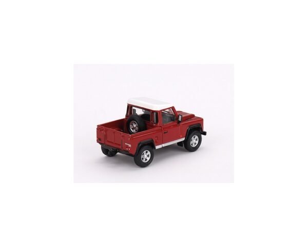 LAND ROVER DEFENDER 90 PICK-UP MASSAI RED/WHITE ROOF - Image 5