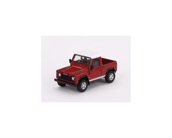 LAND ROVER DEFENDER 90 PICK-UP MASSAI RED/WHITE ROOF