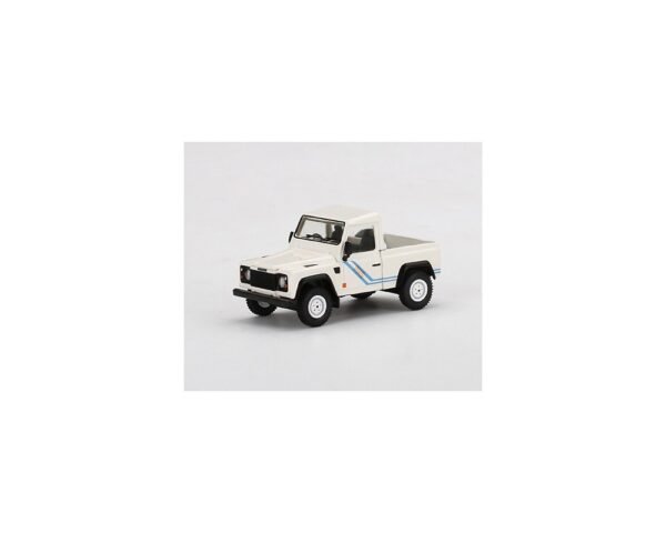 LAND ROVER DEFENDER 90 PICK-UP WHITE/BLUE STRIPES - Image 4