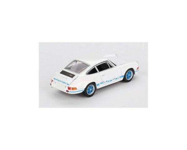 PORSCHE 911 CARRERA RS 2.7 GRAND PRIX 1974 WHITE WITH BLUE LIVERY - Image 4