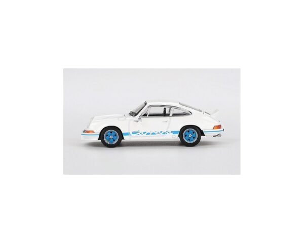 PORSCHE 911 CARRERA RS 2.7 GRAND PRIX 1974 WHITE WITH BLUE LIVERY - Image 3