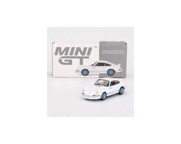 PORSCHE 911 CARRERA RS 2.7 GRAND PRIX 1974 WHITE WITH BLUE LIVERY - Image 2