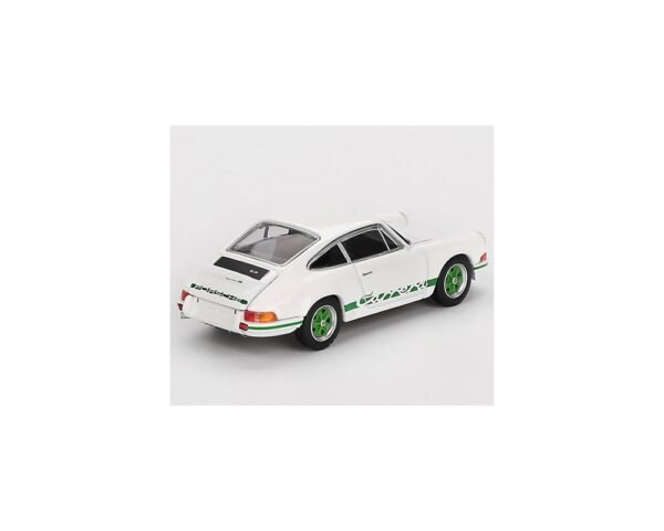 PORSCHE 911 CARRERA RS 2.7 GRAND PRIX 1973 WHITE WITH GREEN LIVERY - Image 3